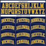 Gold Basketball Authentic Pinstripe Custom White Jersey Navy Gold Basketball Authentic Pinstripe Custom White Jersey Navy