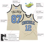 Jersey Black Cream Authentic Custom Basketball Pinstripe Blue Jersey Black Cream Authentic Custom Basketball Pinstripe Blue