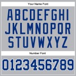 Custom Royal-White Authentic Pinstripe Royal Basketball Jersey Gray Custom Royal-White Authentic Pinstripe Royal Basketball Jersey Gray