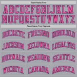 Light Blue-Pink Throwback Authentic Gray Jersey Basketball Custom Light Blue-Pink Throwback Authentic Gray Jersey Basketball Custom