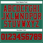 Jersey Red-Black Green Custom Pinstripe Authentic Red Basketball Kelly Jersey Red-Black Green Custom Pinstripe Authentic Red Basketball Kelly
