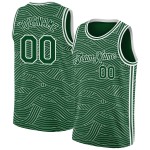 Edition Custom Jersey Green White City Authentic Basketball Edition Custom Jersey Green White City Authentic Basketball