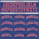 Basketball Red-White Custom Throwback Authentic Jersey Royal Basketball Red-White Custom Throwback Authentic Jersey Royal