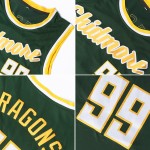 Authentic White-Red Basketball Hunter Jersey Custom Green Throwback Authentic White-Red Basketball Hunter Jersey Custom Green Throwback