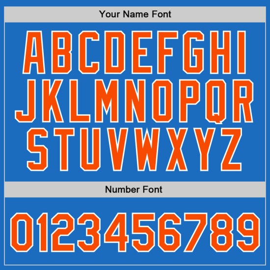 Blue Custom Jersey Throwback Orange-White Basketball Authentic Blue Custom Jersey Throwback Orange-White Basketball Authentic