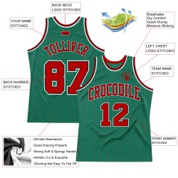 Jersey Red-Black Green Custom Pinstripe Authentic Red Basketball Kelly Jersey Red-Black Green Custom Pinstripe Authentic Red Basketball Kelly