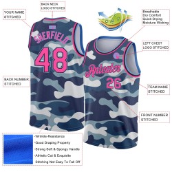 To Basketball Jersey Pink 3D Blue Custom Service Salute Camo Authentic Black-Light To Basketball Jersey Pink 3D Blue Custom Service Salute Camo Authentic Black-Light