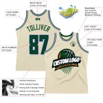 Basketball Green-Royal Authentic Jersey Throwback Custom Cream Basketball Green-Royal Authentic Jersey Throwback Custom Cream