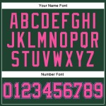 Hunter Authentic Custom Jersey Blue Green Throwback Pink-Light Basketball Hunter Authentic Custom Jersey Blue Green Throwback Pink-Light Basketball
