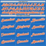 Blue Custom Jersey Throwback Orange-White Basketball Authentic Blue Custom Jersey Throwback Orange-White Basketball Authentic