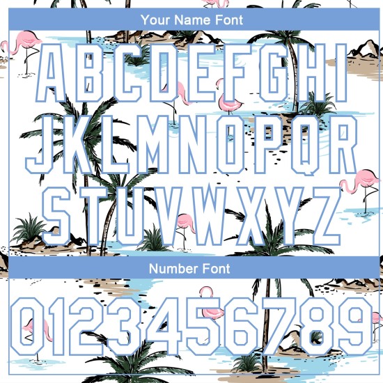 Light 3D Pattern Custom Hawaii Tropical Blue Jersey White Basketball Authentic Palm Trees Light 3D Pattern Custom Hawaii Tropical Blue Jersey White Basketball Authentic Palm Trees