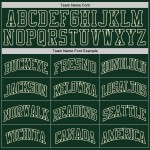 Green Authentic Custom Jersey Throwback Green-Cream Hunter Basketball Green Authentic Custom Jersey Throwback Green-Cream Hunter Basketball