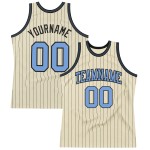 Jersey Black Cream Authentic Custom Basketball Pinstripe Blue Jersey Black Cream Authentic Custom Basketball Pinstripe Blue