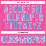 Light Authentic Pink White Jersey Basketball Blue-White Pinstripe Custom Light Authentic Pink White Jersey Basketball Blue-White Pinstripe Custom