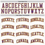 Jersey Authentic White Custom Basketball Purple-Gold Throwback Jersey Authentic White Custom Basketball Purple-Gold Throwback