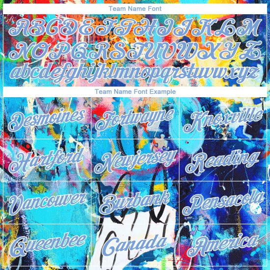 Light Pattern Jersey Blue-White Custom Authentic Grunge 3D Art Graffiti Basketball Light Pattern Jersey Blue-White Custom Authentic Grunge 3D Art Graffiti Basketball